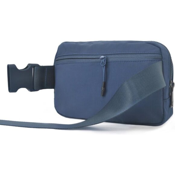 Navy Mini Belt Bag for Women - Crossbody, Waist & Shoulder Style, Water-Resistan - Picture 5 of 6